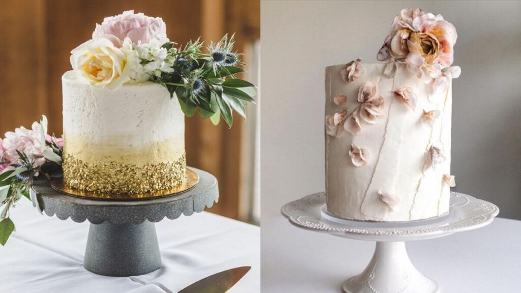 ONE-TIERED WEDDING CAKES